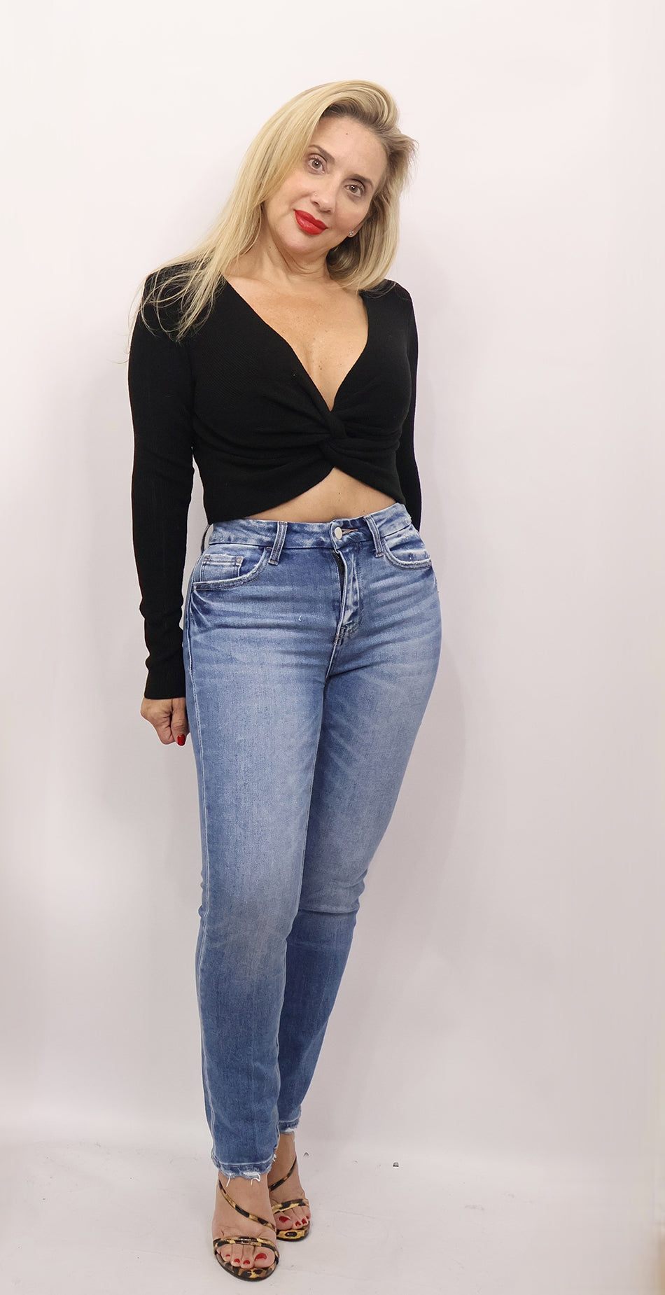 The Perfect Twist Front Sweater Top