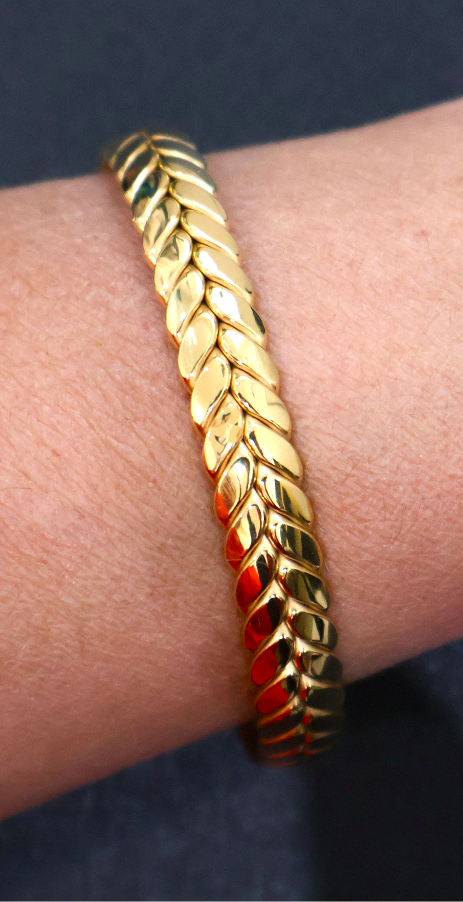 Golden Glow; Chain Cuff